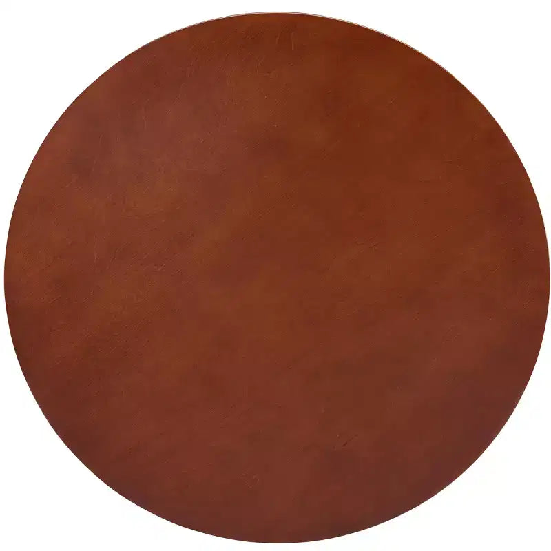 Tavolino da Caffè Rotondo, Tavolino Laterale a 2 Livelli con Gambe in Legno, Tavolino da Salotto per Soggiorno, Sala Ricevimento, Camere da Letto, Appartamenti, Monolocali