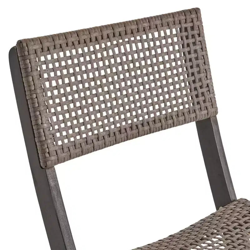 Sedie Bistro MAYEERTY con Struttura in Metallo Design Compatto per Interni Esterni Bar Bistrot