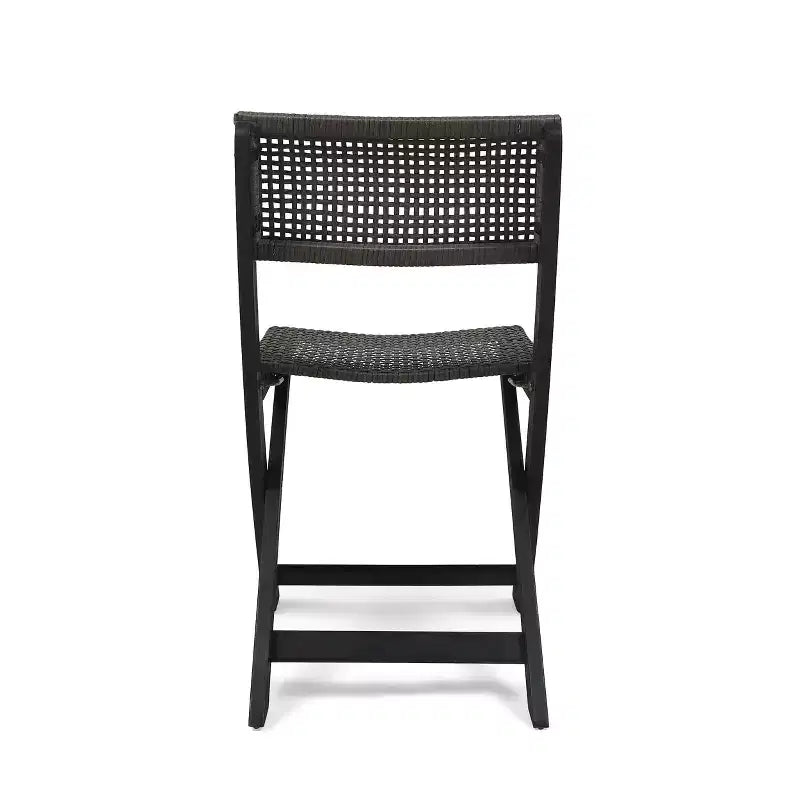 Sedie Bistro MAYEERTY con Struttura in Metallo Design Compatto per Interni Esterni Bar Bistrot