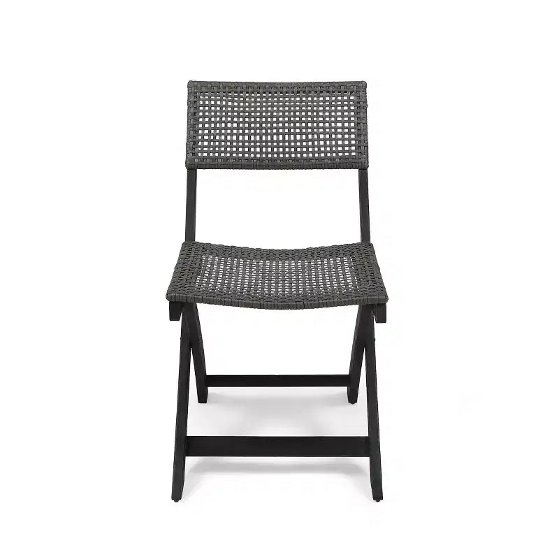 Sedie Bistro MAYEERTY con Struttura in Metallo Design Compatto per Interni Esterni Bar Bistrot