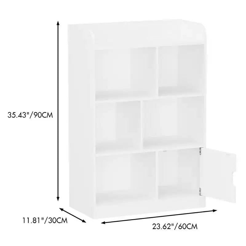 Libreria per bambini MAYEERTY con 6 scomparti, scaffali autoportanti e organizer a cubo per camera da letto e soggiorno
